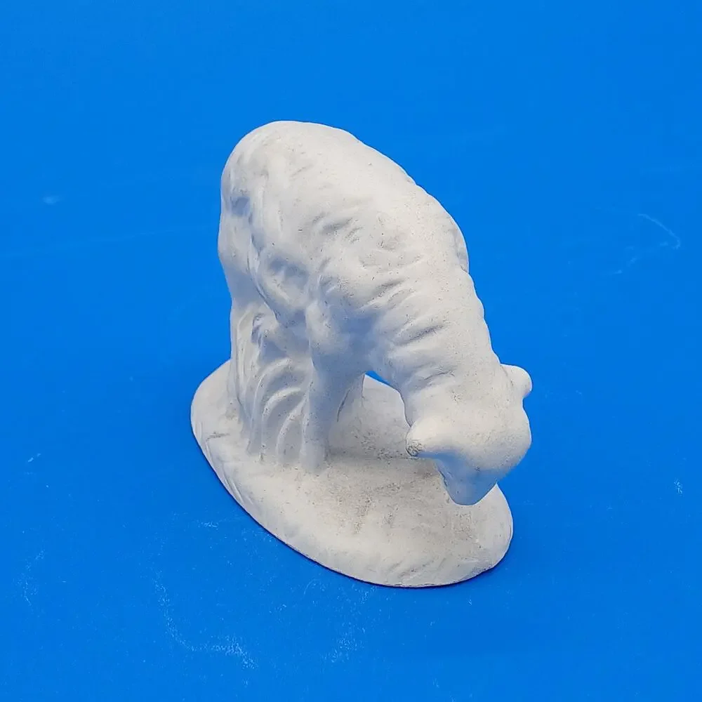 Vintage Atlantic & Euro-o-Con Mold Nativity Donkey Sheep - Unpainted & Unfired